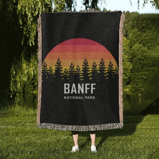 Banff National Park Woven Blankets