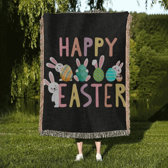 Easter egg hunt Woven Blankets for little and big boys
