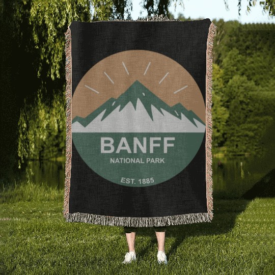 Banff National Park Woven Blankets