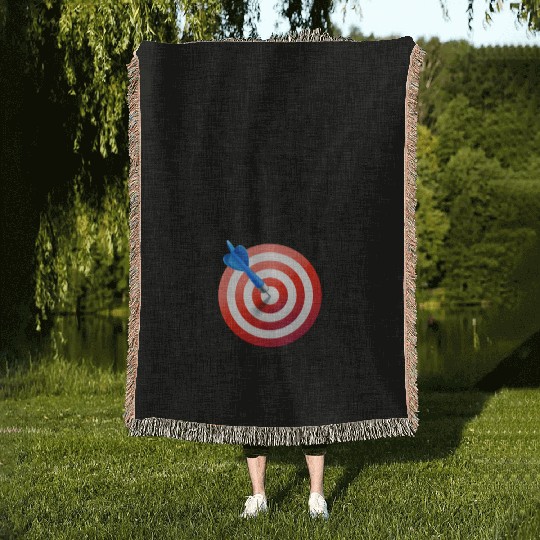 Archery Targets Archer Bullseye Shooting Sport Woven Blankets