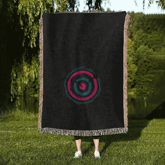 Archery Targets Archer Bullseye Shooting Sport Woven Blankets