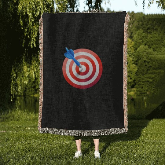 Archery Targets Archer Bullseye Shooting Sport Woven Blankets