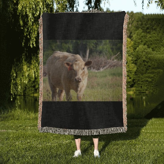 Cow Woven Blankets