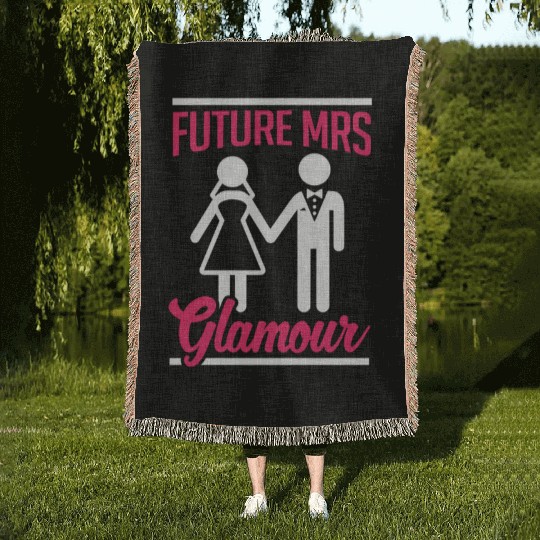 Bridal Future Mrs Glamous Woven Blankets