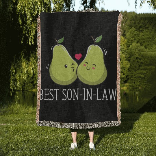 Best Son In Law Groom Funny Husband To Be Humor We Woven Blankets