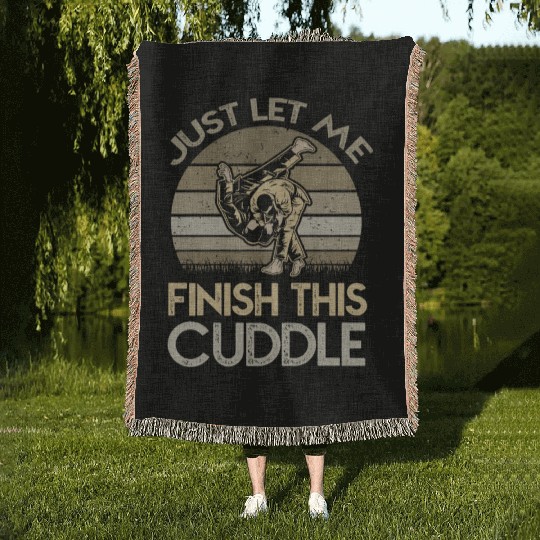 Grappling brazilian jiu jitsu Bjj Woven Blankets
