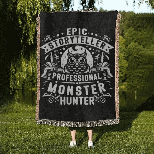 Epic Storyteller Professional Monster Hunter Woven Blankets