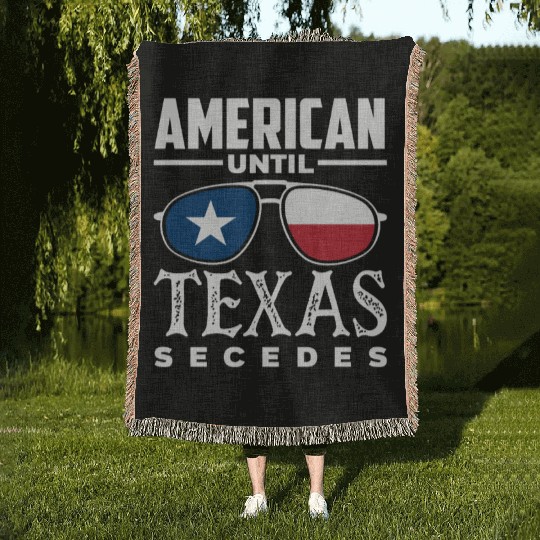 American Girl Texas Secede Woven Blankets