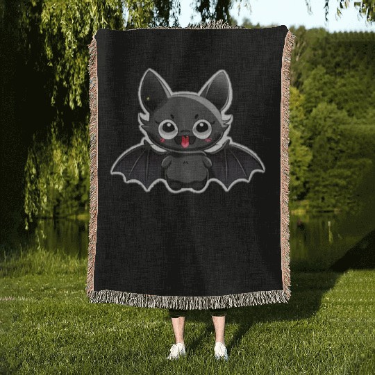 Fat Bat Woven Blankets