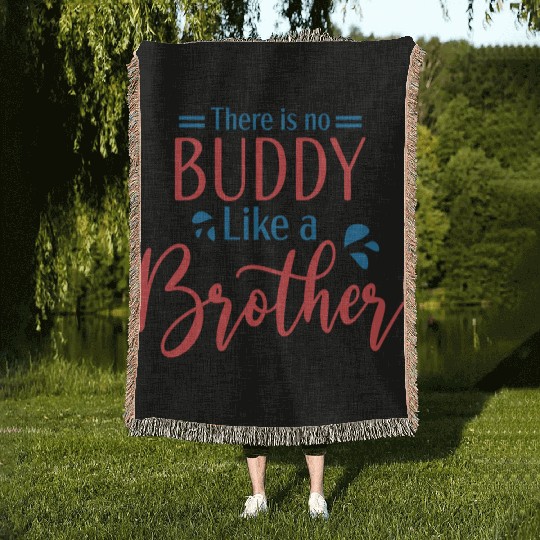 Hello Brother! Happy Brother day Woven Blankets