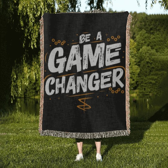 Be a game changer Woven Blankets