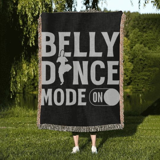 Belly Dance Lover Belly Dancer Instructor Woven Blankets