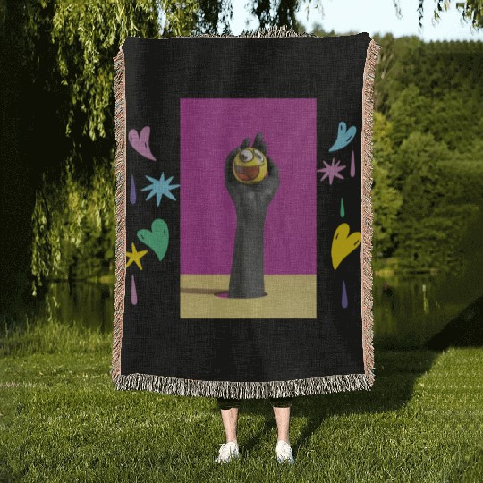 Creative and Humorous Illustration Design Woven Blankets