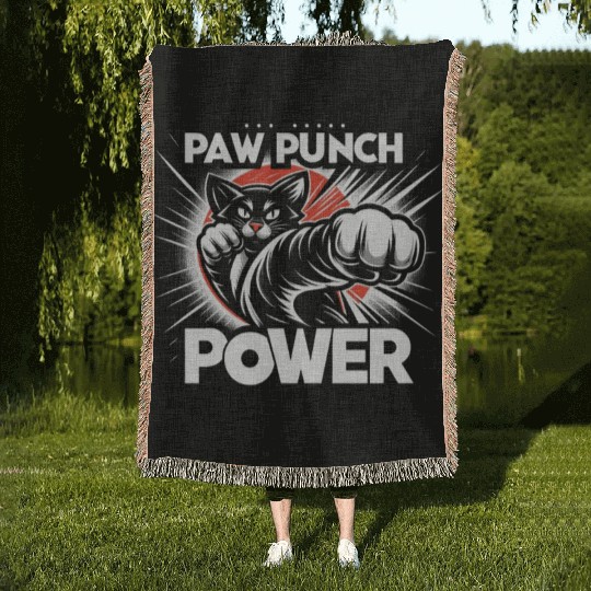 Kung Fu Chinese Kung Fu Asian Kung Fu Self defense Woven Blankets