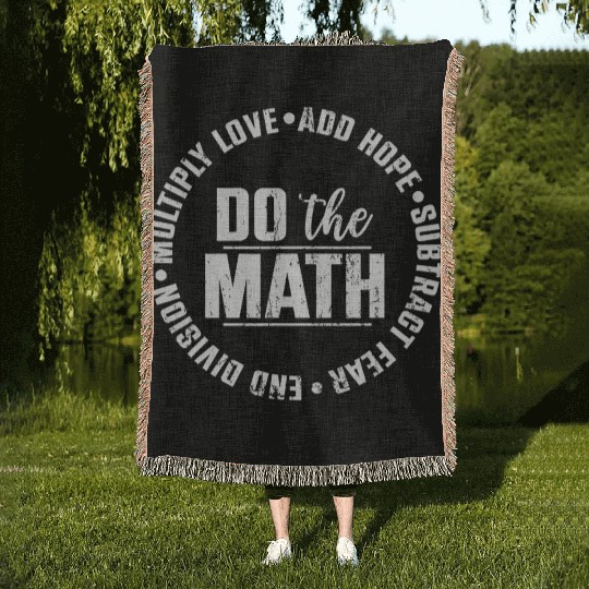 Do The Math Teacher Maths Calculating Woven Blankets