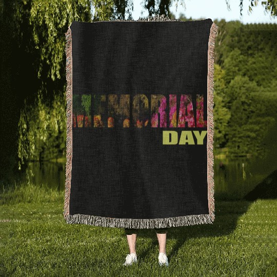 MEMORIAL DAY Woven Blankets