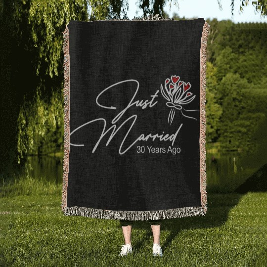 Just Married 10 Woven Blankets