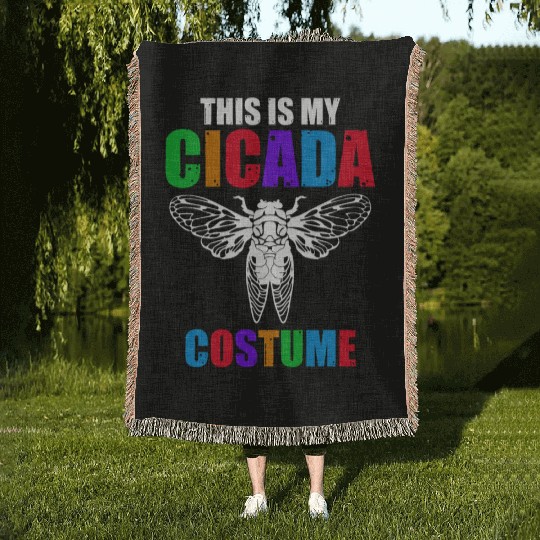 This Is My Cicada Costume, Cicada Invasion 2024 Woven Blankets