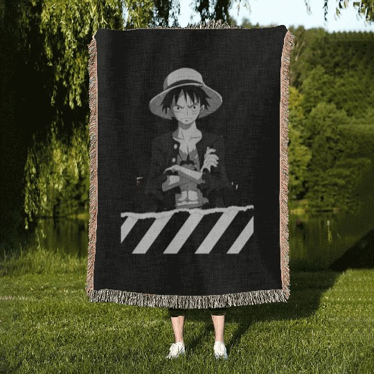 Anime character design Woven Blankets