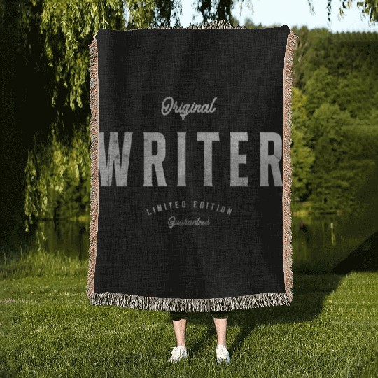 Original Writer Limited Edition Woven Blankets