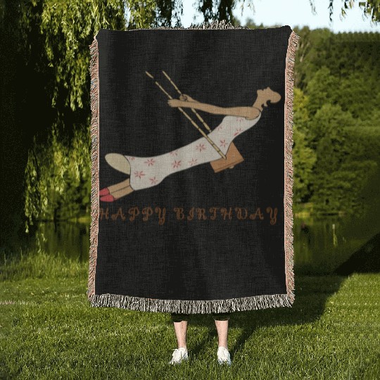 Birthday Bliss- Where Sweetness Meets Joy Woven Blankets