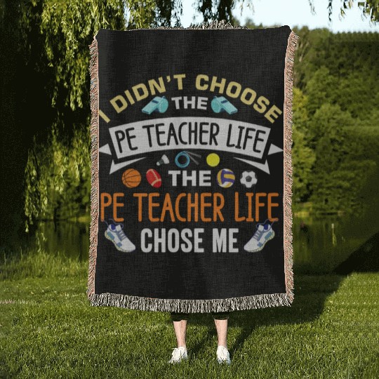 Inspiring Physical Education Teacher Design for PE Woven Blankets