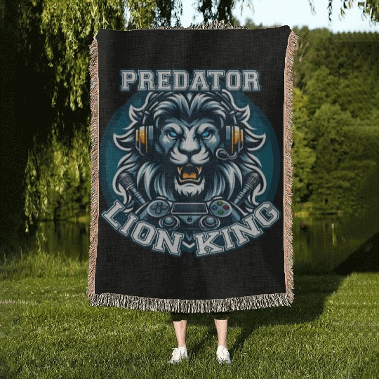 LION KING PREDATOR Woven Blankets