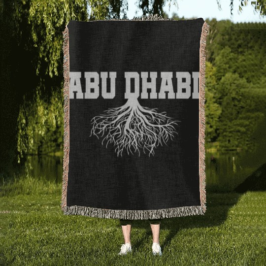 Explore UAE Emirates Abu Dhabi Dubai Design Woven Blankets