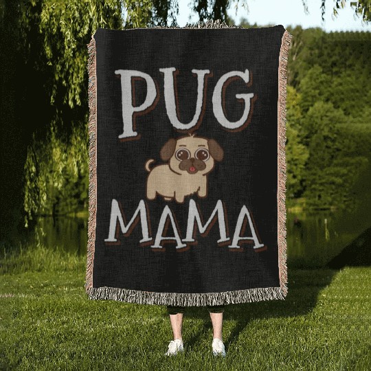 Embrace Your Pug Passion With Our Unique Design Woven Blankets