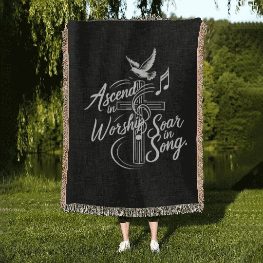 Prayer Songs Jesus Christ Religious Music Praise Woven Blankets