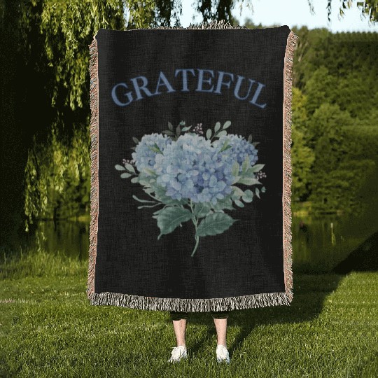 Im grateful Woven Blankets