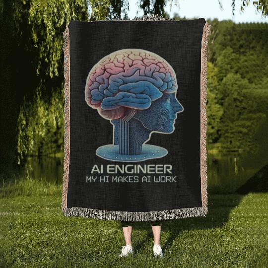 AI Engineer with HI Woven Blankets