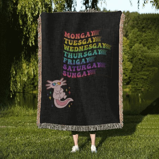 Dare to be Yourself Every Day - Cute Pride LGBTQ Woven Blankets