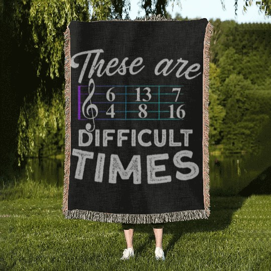 Musician, Music Student, Music Teacher Woven Blankets