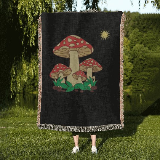 FUNGI Woven Blankets