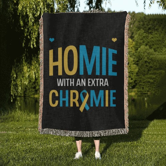 Down Syndrome Awareness I Love my Homie with Woven Blankets