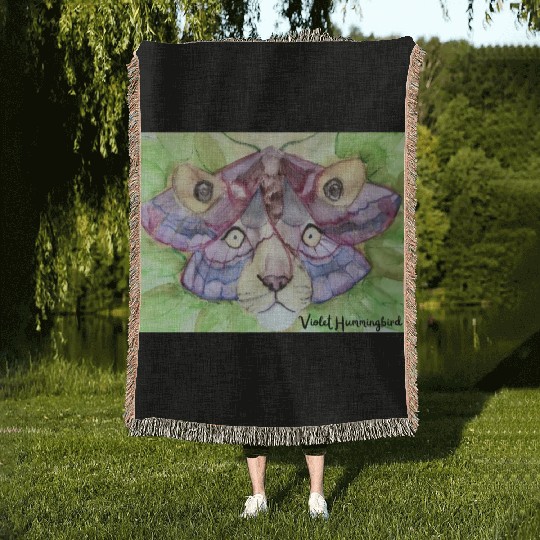 Lion Moth Woven Blankets