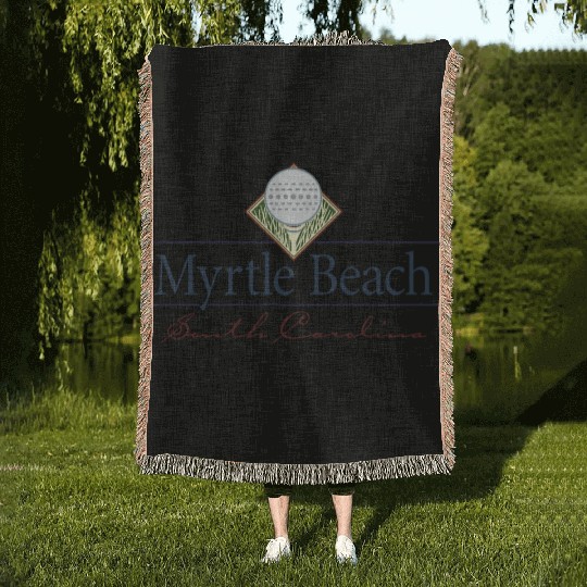 Myrtle Beach Golf South Carolina Woven Blankets