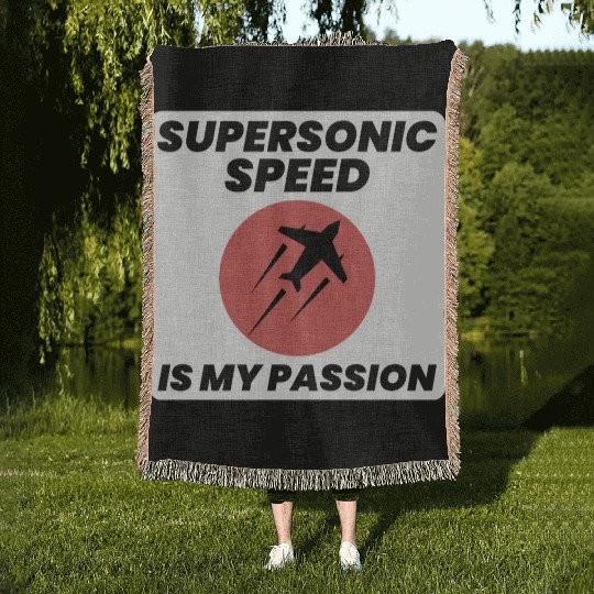 Aircraft Mechanic Aviation Maintenance Technician Woven Blankets