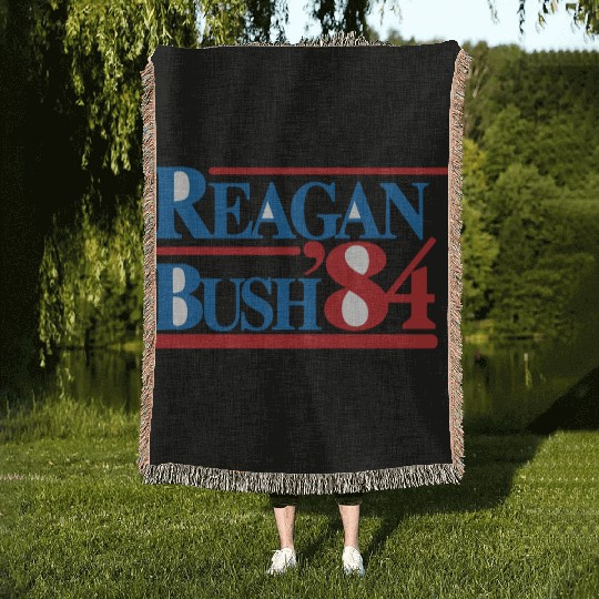 REAGAN BUSH 84 Classic Woven Blankets