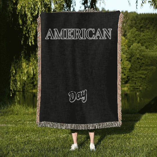 American Independence Day: Statue of Liberty Woven Blankets