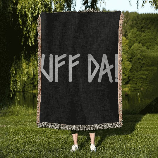 Uff Scandinavian Minnesota Expression Woven Blankets