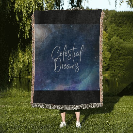 Celestial Dreams™ app for iOS and Android Woven Blankets