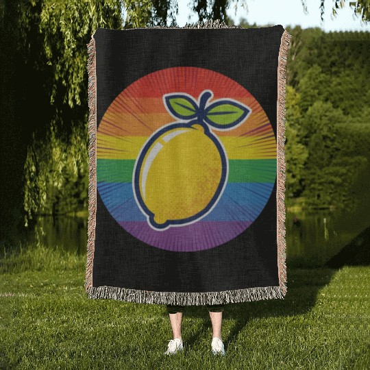 LGBTQ Lemon Woven Blankets