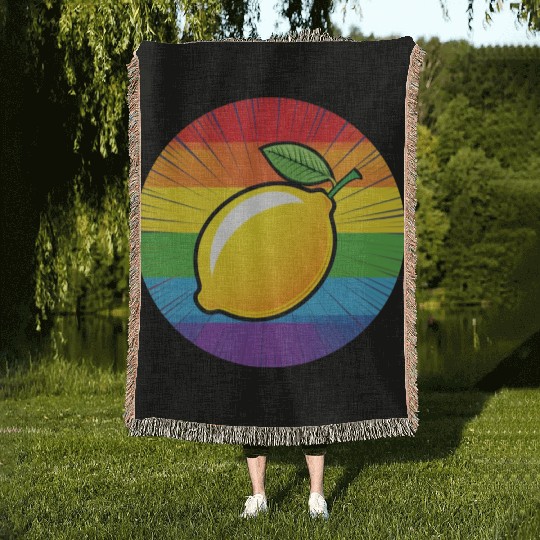 LGBTQ Lemon Woven Blankets