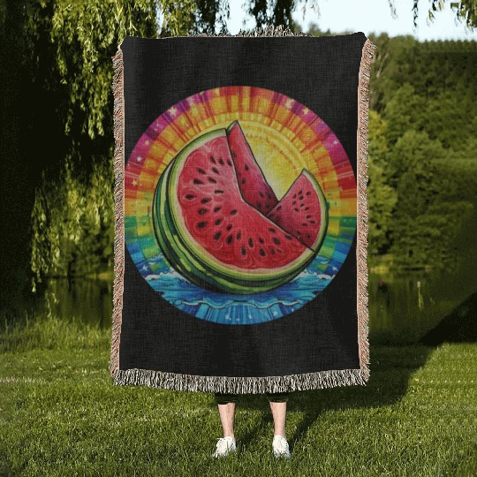 LGBTQ Melon Woven Blankets