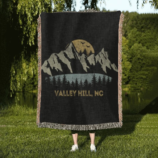 Valley Hill North Carolina Mountain Woven Blankets