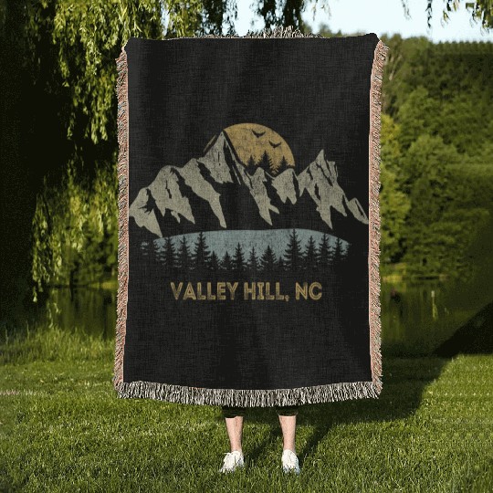 Valley Hill North Carolina Mountain Woven Blankets
