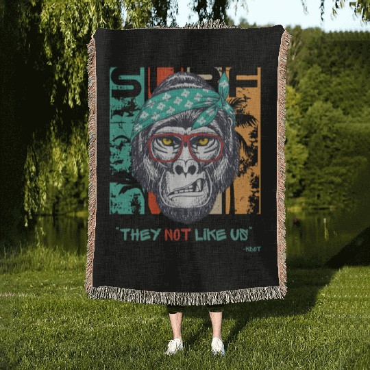 They Not Like Us Design Woven Blankets