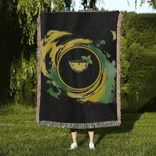 Lemonade in a Glass Woven Blankets